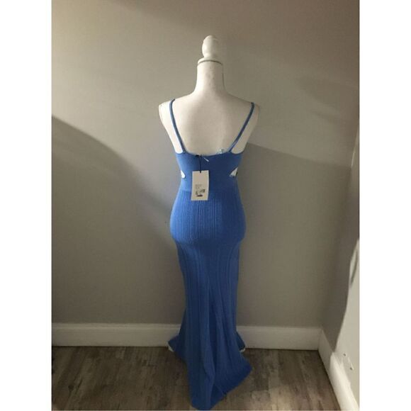 Anna Quan Blue Ribbed Sabina Dress size 2 (Au 6) NWT - Picture 5 of 7